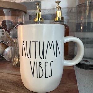 Rae Dunn Autumn Vibes Mug - White